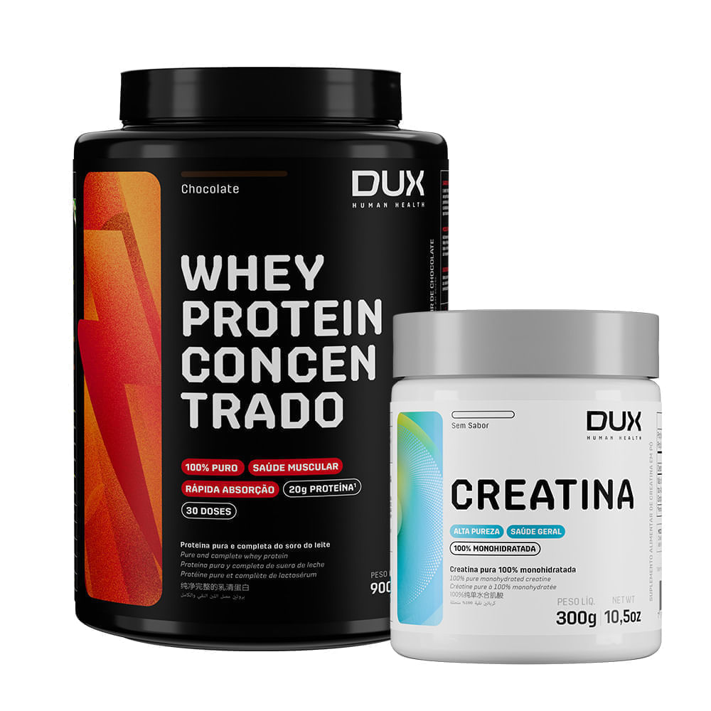 Creatina + Sem sabor Creatina + Whey Sem Sabor