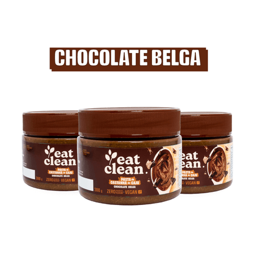 3 pastas de castanha de caju Chocolate Belga 300g 3 pastas de castanha de caju Chocolate Belga 300g