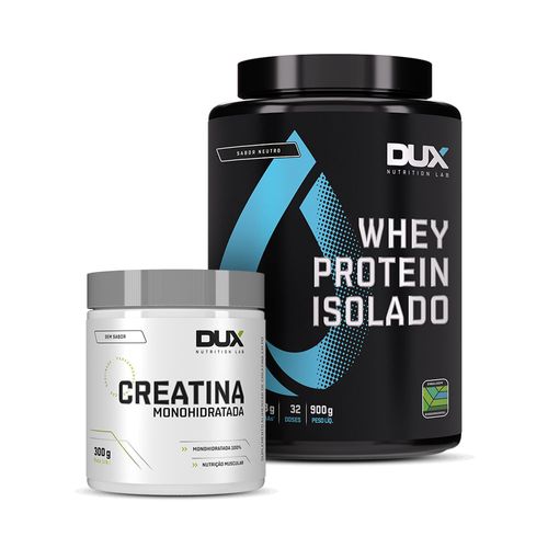 Sem Sabor 900g Creatina 300g + Whey Sem Sabor 900g