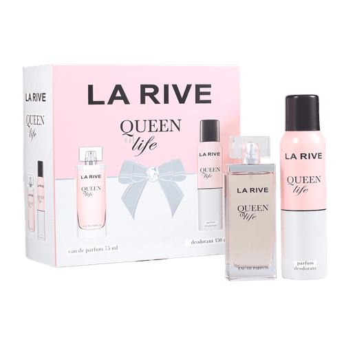 Kit La Rive Queen Of Life - Eau De Parfum 75ml + Desodorante 150ml Kit