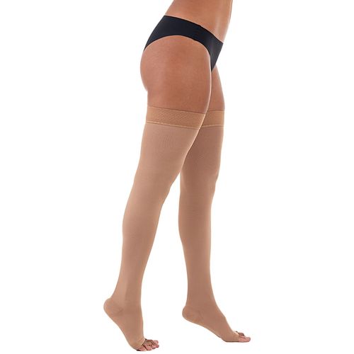 Meia de Compressão 7/8 Ultraline 4000 Venosan - 20-30mmHg - Aberta - Bege - G