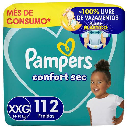 841560---Fralda-Descartavel-Infantil-Pampers-Confort-Sec-XXG-112-Unidade-1 841560---Fralda-Descartavel-Infantil-Pampers-Confort-Sec-XXG-112-Unidade-1