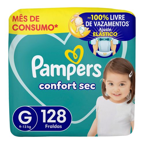 841587---Fralda-Descartavel-Infantil-Pampers-Confort-Sec-G-128-Unidades-1 841587---Fralda-Descartavel-Infantil-Pampers-Confort-Sec-G-128-Unidades-1