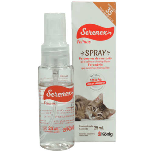 Serenex Spray 25ml Para Gatos