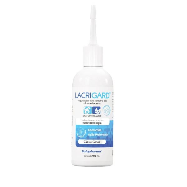 LACRIGARD HIGIENIZADOR CONTORNOS DOS OLHOS FOCINHOS 100ML CÃES E GATOS