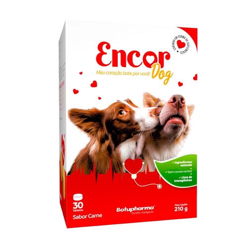 ENCOR DOG 210G COM 30 TABLETES SABOR CARNE PARA CÃES ENCOR DOG 210G COM 30 TABLETES SABOR CARNE PARA CÃES