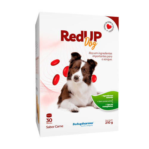 RED UP DOG 210G COM 30 TABLETES SABOR CARNE PARA CÃES RED UP DOG 210G COM 30 TABLETES SABOR CARNE PARA CÃES