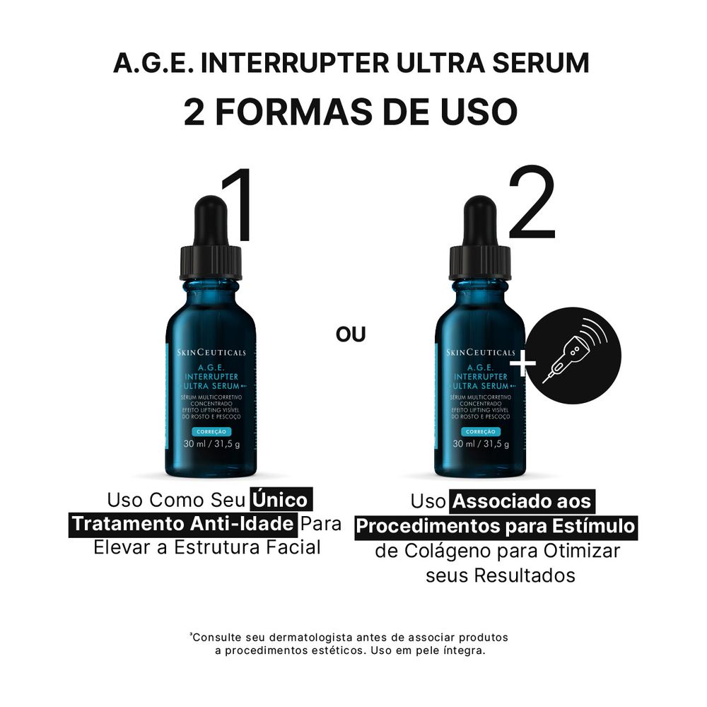 フェイスクリーム SkinCeuticals A.G.E. Interrupter Ultra A.G.E. Interrupter Ultra Serum | SkinCeuticals