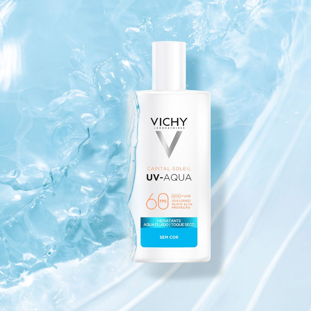 Protetor Solar Facial Efeito Matte 16h FPS 60 Vichy UV-AQUA Sem