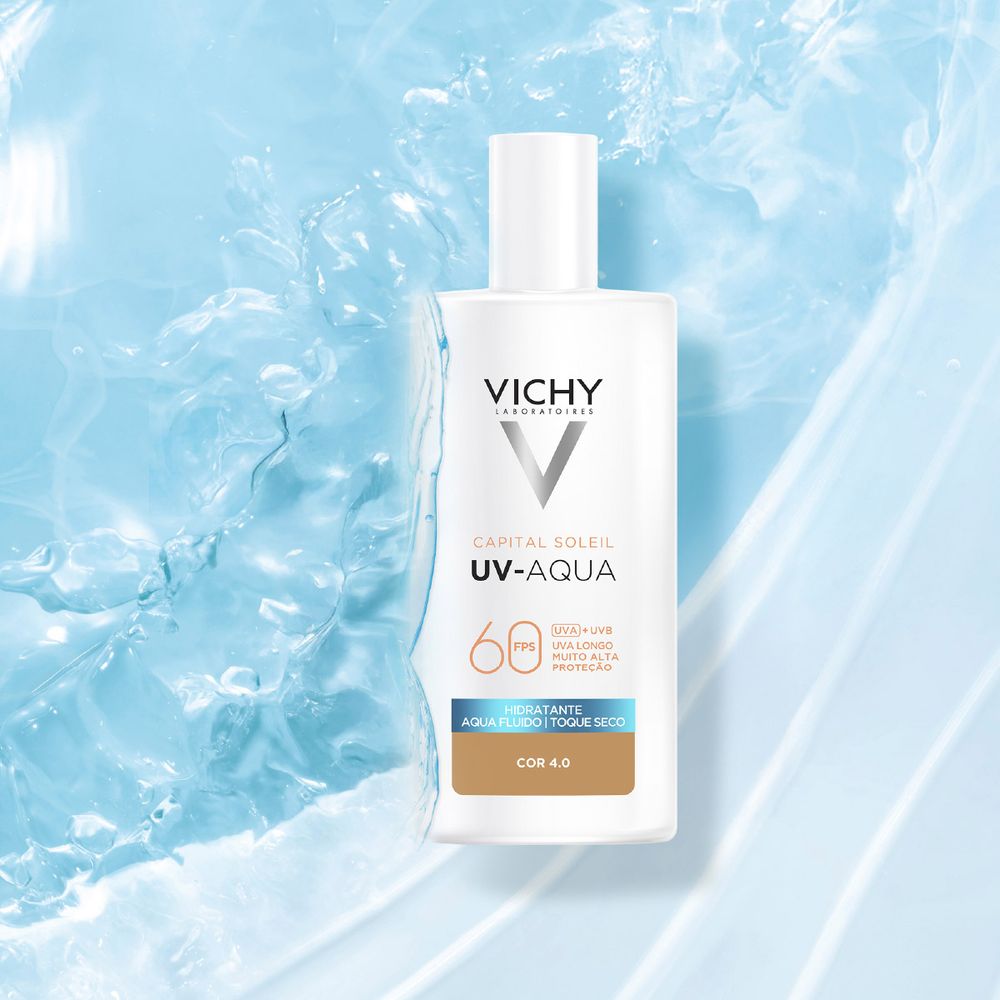 Protetor Solar Facial Efeito Matte 16h FPS 60 Vichy UV-AQUA Cor