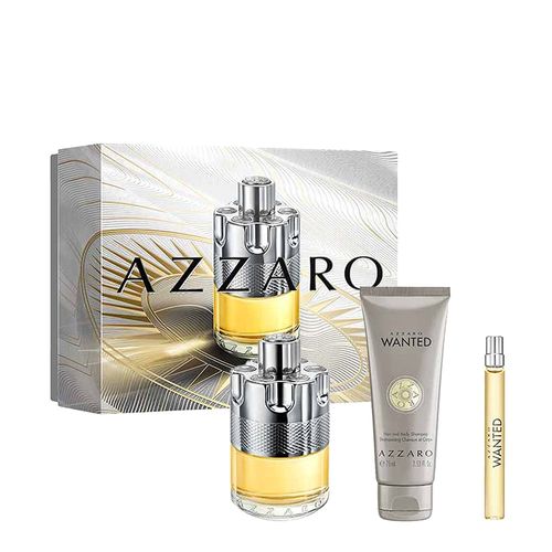 Kit Azzaro Wanted Masculino - Edt 100ml + 10ml + Gb 75ml NULO Kit Azzaro Wanted Masculino - Edt 100ml + 10ml + Gb 75ml NULO