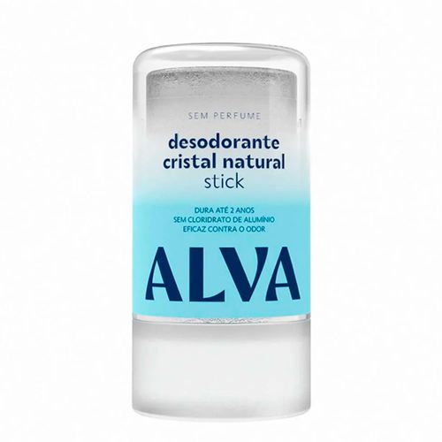 Alva Cristal Stick Vegano - Desodorante 60g 60g Alva Cristal Stick Vegano - Desodorante 60g 60g