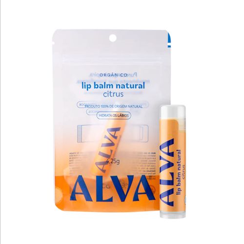 Lip Balm Natural Citrus Alva 4,25g Lip Balm Natural Citrus Alva 4,25g