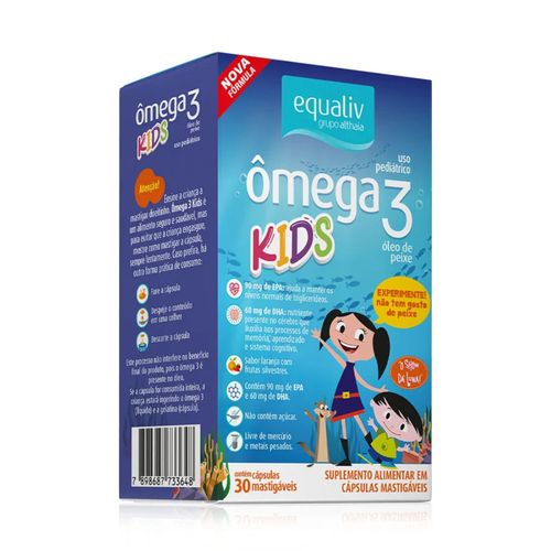 Ômega 3 Kids Equaliv 30caps Ômega 3 Kids Equaliv 30caps