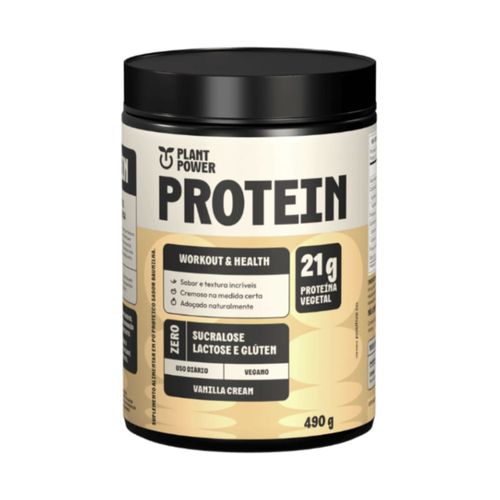 Protein Vanilla Cream Plant Power 490g Protein Vanilla Cream Plant Power 490g