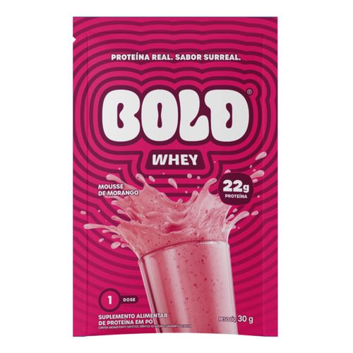 Whey Mousse de Morango Bold 30g Whey Mousse de Morango Bold 30g
