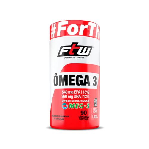 Ômega 3 Meg-3 FTW 90caps Ômega 3 Meg-3 FTW 90caps