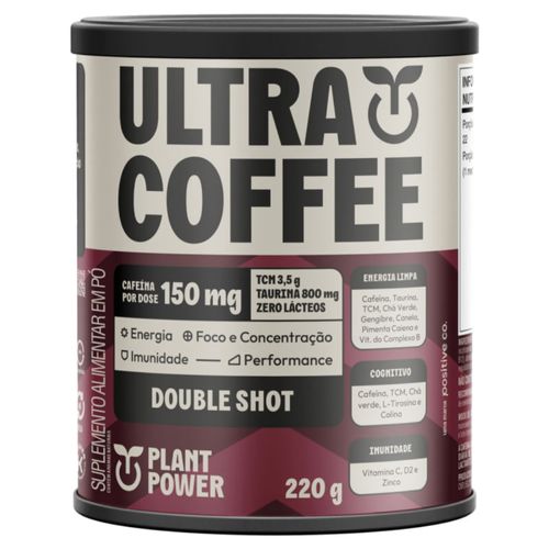 Ultracoffee Double Shot Plant Power 220g