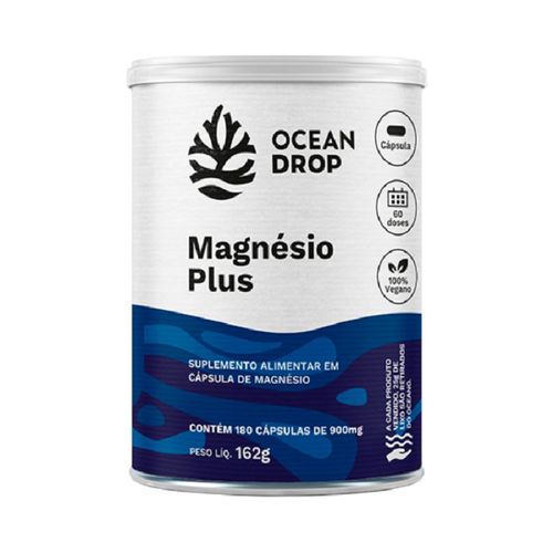 Magnésio Plus Ocean Drop 900mg 180cáps