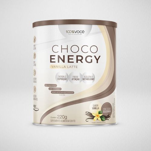 Choco Energy Vanilla 100% Você 220g Choco Energy Vanilla 100% Você 220 g
