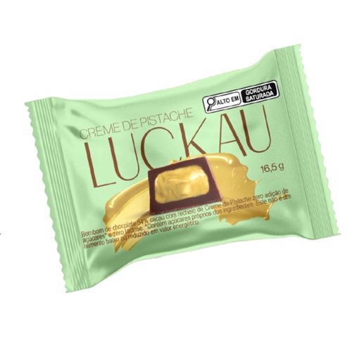 Bombom Choco 54% Cacau Pistache Luckau 16,5g Bombom Choco 54% Cacau Pistache Luckau 16,5g