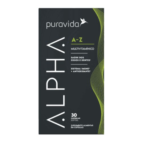 Alpha A-Z Multivitamínico Puravida 30caps Alpha A-Z Multivitamínico Puravida 30caps