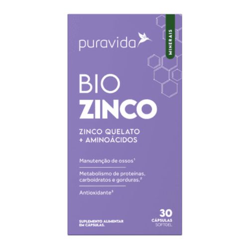 Bio Zinco Puravida 30caps Bio Zinco Puravida 30caps