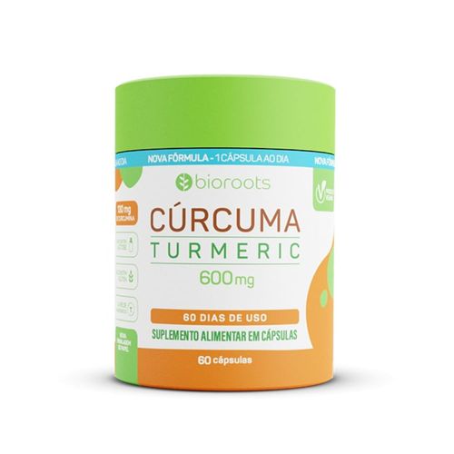 Curcuma Turmeric Bioroots 600mg 60Cáps