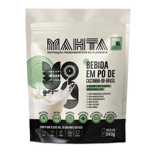 Bebida em Pó de Castanha-do-Brasil Mahta 240g
