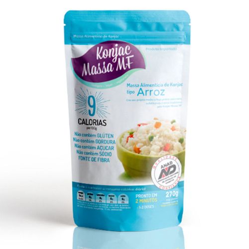 Massa Tipo Arroz Konjac 270g Massa Tipo Arroz Konjac 270g