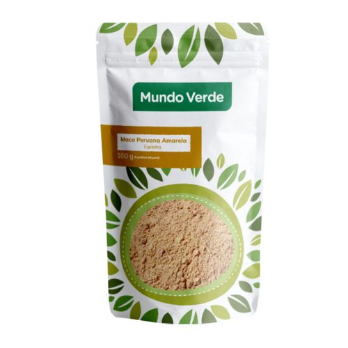 Farinha de Maca Peruana Amarela Mundo Verde 100g Farinha de Maca Peruana Amarela Mundo Verde 100g