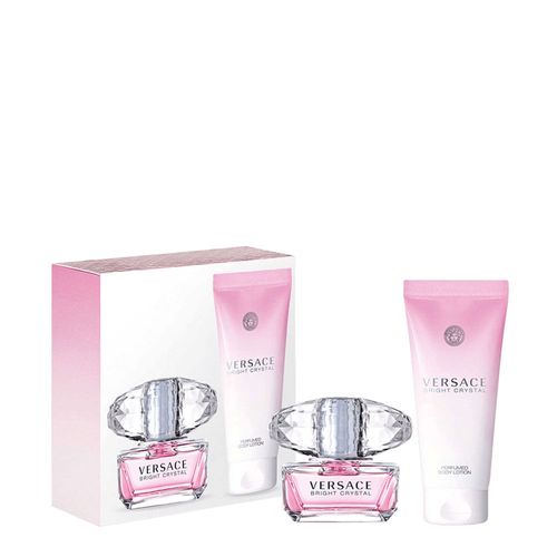Kit Versace Bright Crystal For Her - Eau de Toilette 50ml + Body Lotion 100ml NULO Kit Versace Bright Crystal For Her - Eau de Toilette 50ml + Body Lotion 100ml NULO