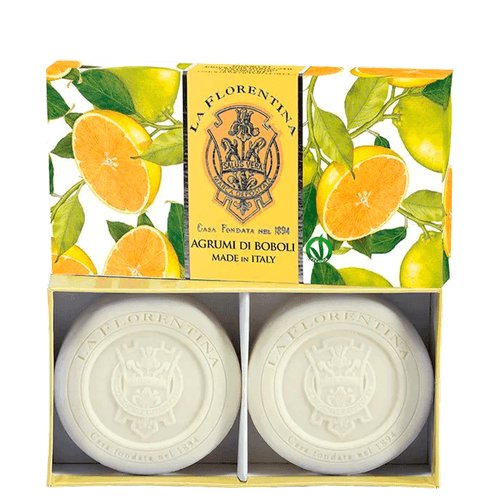 La Florentina Agrumi Di Boboli Citrus - Sabonete Em Barra 2x115g NULO La Florentina Agrumi Di Boboli Citrus - Sabonete Em Barra 2x115g NULO