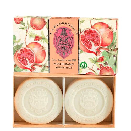 La Florentina Melograno - Sabonete Em Barra 2x115g NULO La Florentina Melograno - Sabonete Em Barra 2x115g NULO