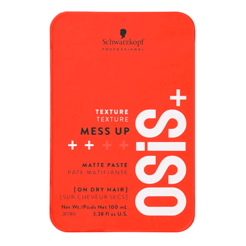 Schwarzkopf Professional Osis Mess Up Texture Paste Matte - Pasta De Fixação 100ml 100ml Schwarzkopf Professional Osis Mess Up Texture Paste Matte - Pasta De Fixação 100ml 100ml