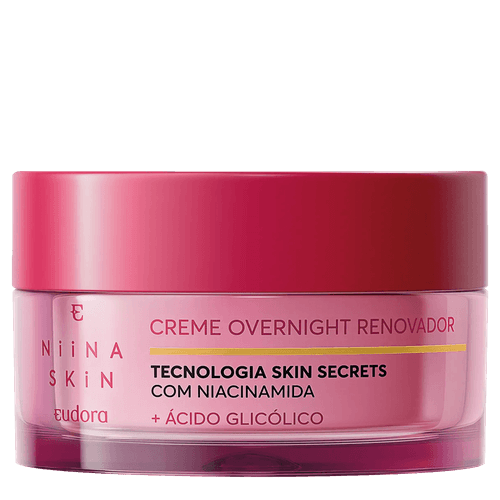 Eudora Niina Secrets Niina Skin Overnight Renovador - Creme Facial Noturno 45g 45ml Eudora Niina Secrets Niina Skin Overnight Renovador - Creme Facial Noturno 45g 45ml