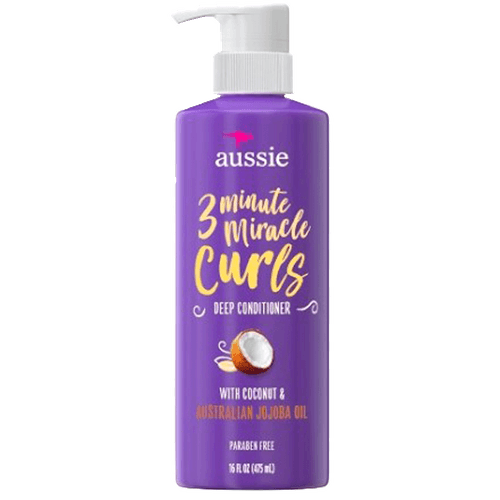 Aussie 3 Minute Miracle Curls Coonut & Aistralian Jojoba Oil - Condicionador 475ml 475ml