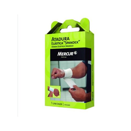 Atadura Elastica Ajustavel Spandex Mercur Tornozelo E Cotovelo Único