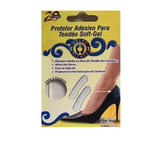 Protetor Adesivo para Tendão Soft-Gel Ortho Pauher Protetor Adesivo para Tendão Soft-Gel Único Protetor Adesivo para Tendão Soft-Gel Ortho Pauher Protetor Adesivo para Tendão Soft-Gel Único