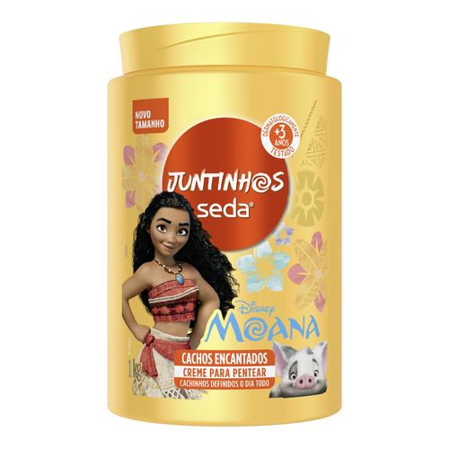 Creme Para Pentear Infantil Seda Juntinhos Moana Cachos Encantados 1Kg