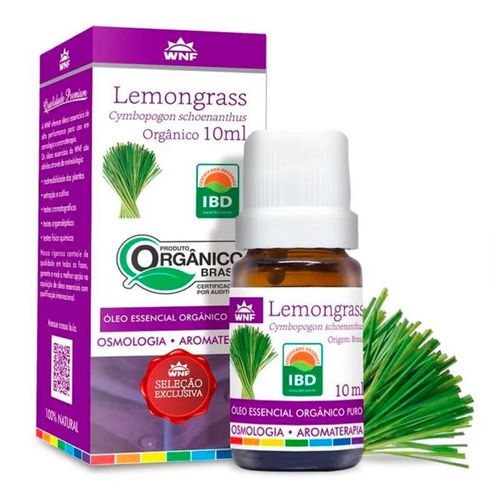 Óleo Essencial Lemongrass WNF 10ml