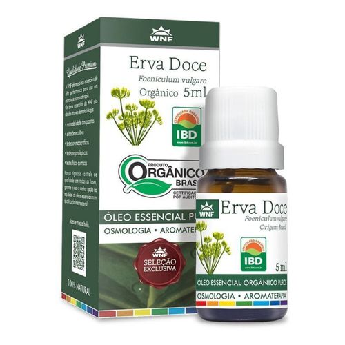 Óleo Essencial Erva Doce WNF 5ml Óleo Essencial Erva Doce WNF 5ml