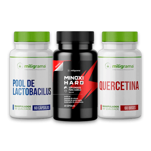 Suplementos para queda excessiva de cabelo pós COVID-19
