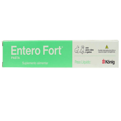 Suplemento Alimentar Entero Fort Pasta König 15g p/ Cães e Gatos Suplemento Alimentar Entero Fort Pasta König 15g p/ Cães e Gatos