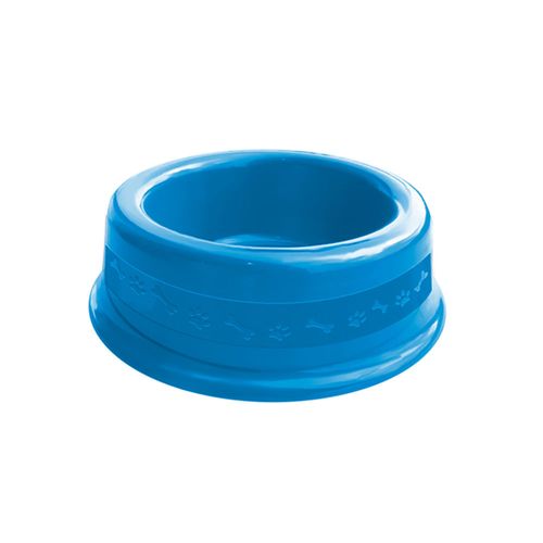 Comedouro Plástico Furacão Pet Nº1 350ml - Azul
