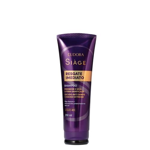 Shampoo Eudora Siàge Resgate Imediato 250ml Shampoo Eudora Siàge Resgate Imediato 250 ml
