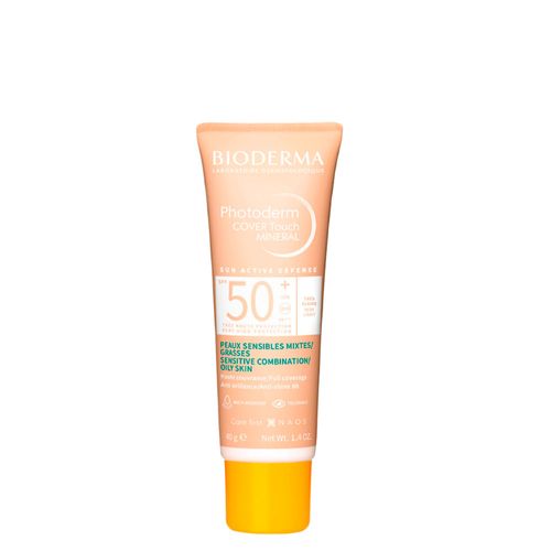 Protetor Solar Facial Matte Bioderma Photoderm Cover Touch Mineral Fps 50+ Muito Claro 40g Muito Claro Protetor Solar Facial Matte Bioderma Photoderm Cover Touch Mineral Fps 50+ Muito Claro 40g Muito Claro