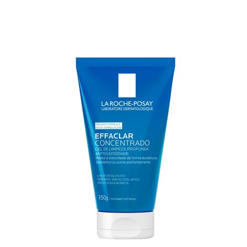 Gel Facial de Limpeza La Roche-Posay Effaclar Concentrado 150g 150 g Gel Facial de Limpeza La Roche-Posay Effaclar Concentrado 150g 150 g