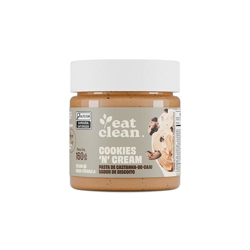 Pasta de Castanha de Caju Cookies - Pote 160G Cookies 'n' Cream - Pote 160G