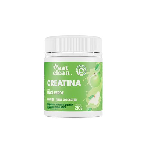 Creatina Monohidratada Sabor Maça Verde 210g Creatina Saborizada - Maçã Verde 210g